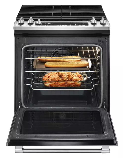 Maytag MGS8800FZ 30 Inch Slide-In Gas Range with 5 Sealed Burners, 5.8 cu. ft. 